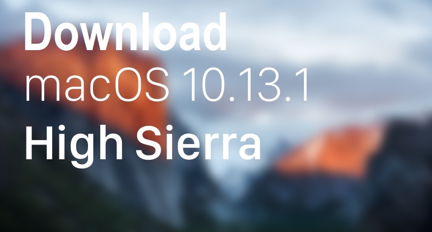 Download osx high sierra without app store